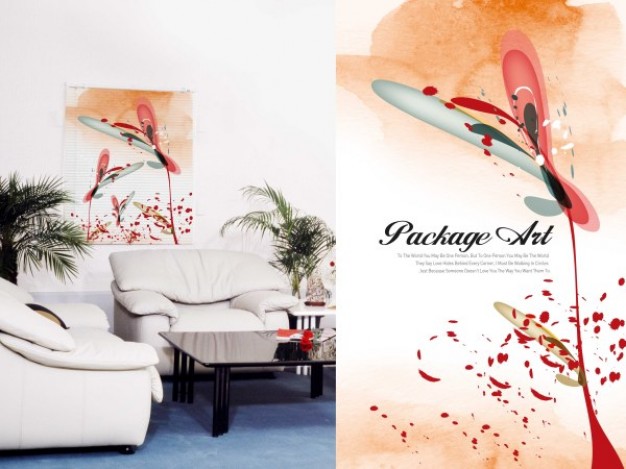 application of wallpaper with art series graffiti printing