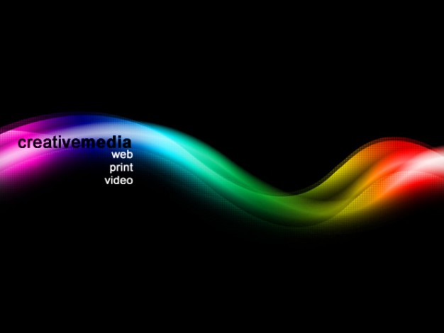 color flow line of the brilliant and dynamic with dark background material
