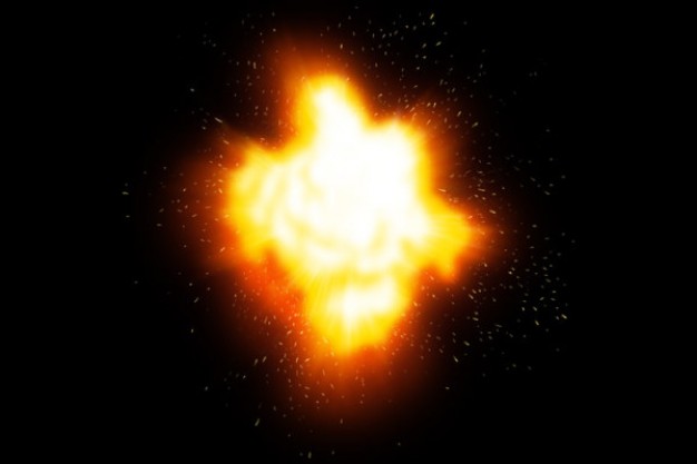 explosion fireball series material over dark
