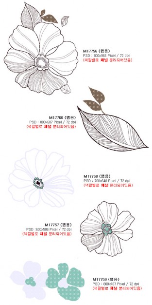 gorgeous patterns series with artcity korea fashion flowers and leaf