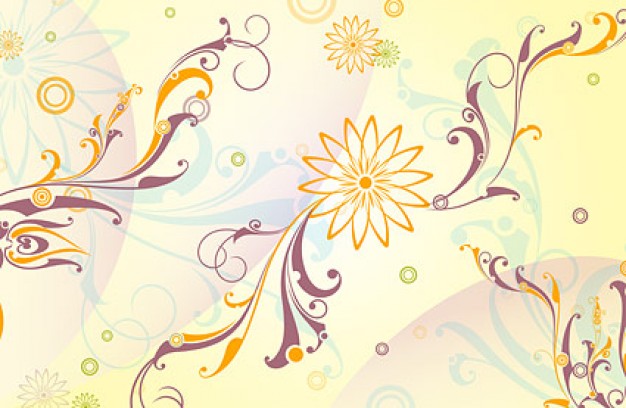 high precision fashion pattern with swirl leaves and flowers