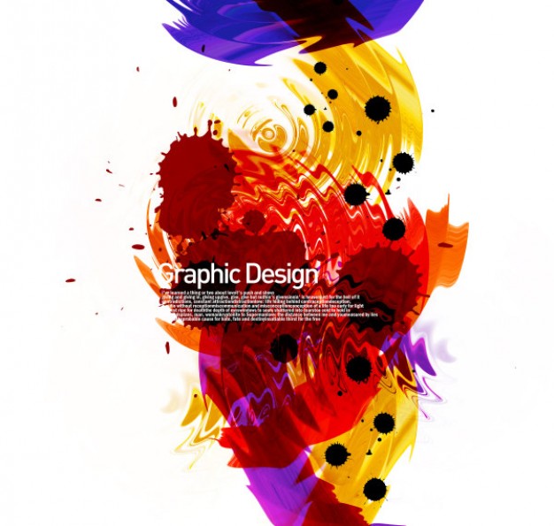 korean design elements layered Watermark with spots