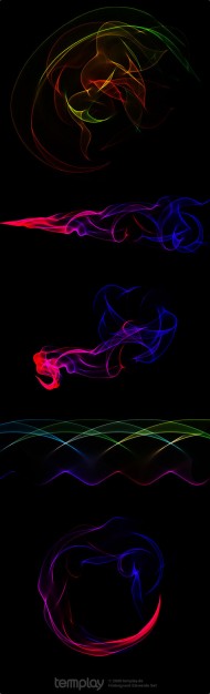 symphony smoke layered material with dark background
