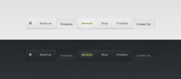 sophisticated navigation bar button layered material