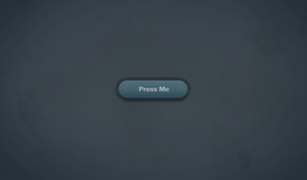 3d green button with dark blue background