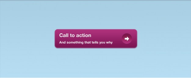 a pink vibrant call to action with light blue background