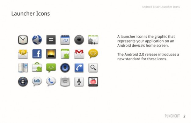 android icon design layered file like Facebook mail message