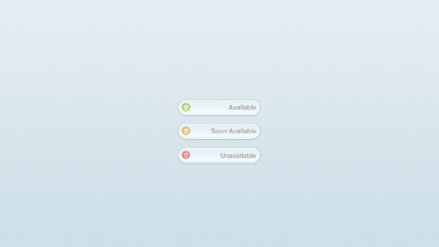 availability buttons in clear style