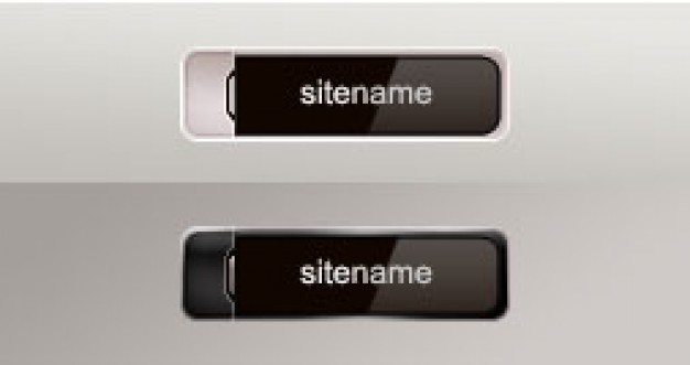 black button template material format for site button