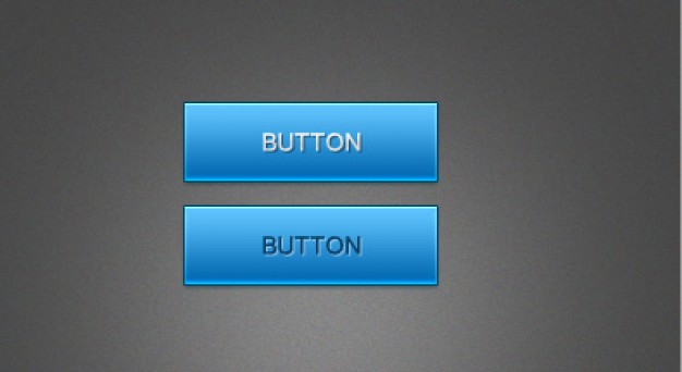 blue material of blue web buttons over light dark background
