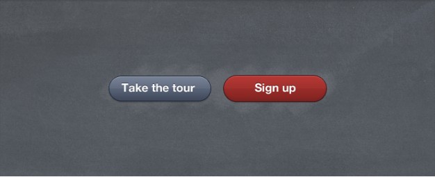 button chalk dark with dark grey background