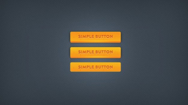 chunky simple button with yellow background