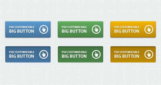 classic web buttons vol in psd and color sytle