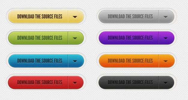 download source files buttons with different color style