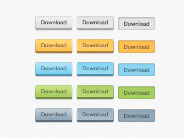 download web buttons in different color