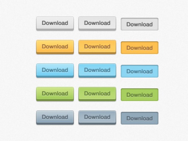 download web buttons in different color