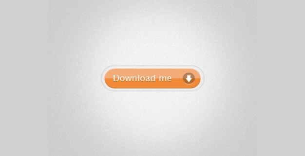 glossy orange web ui button with download me sign