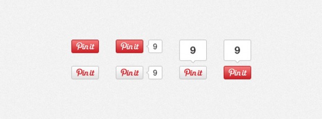  pinterest pin it buttons with two style by number position