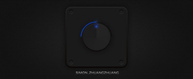 the volume knob layered material by simon.zhuangzhuang