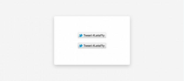 updated tweet button with blue twitter bird