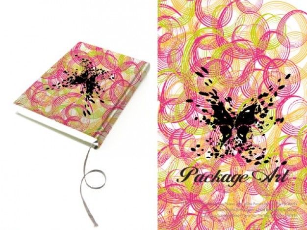 application of book with art series graffiti printing