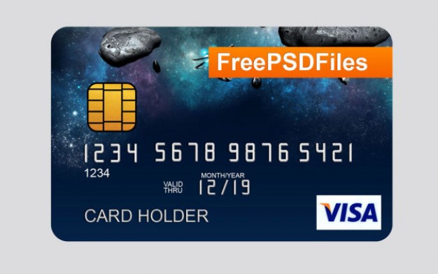 IC bank card layered material with night sky