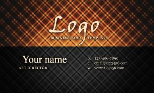 nostalgia trend of business card templates material with orange light and grids background