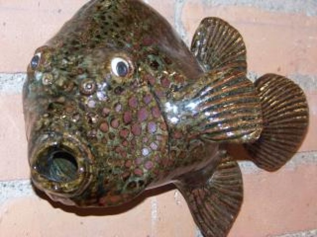 Pottery artistic historic pottery fish about art Craft