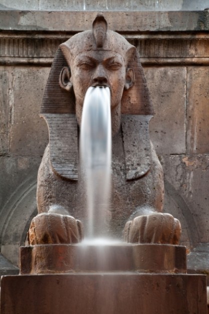 fountain sphinx