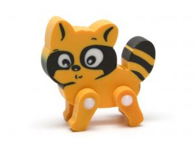 Carrot raccoon Fruit and Vegetable toy in orange about animal cookie