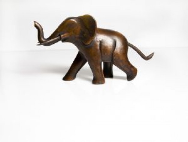 Elephant African elephant plain toy about Africa Asian elephant
