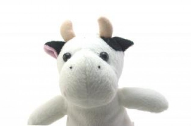 funny cow toy good in front view