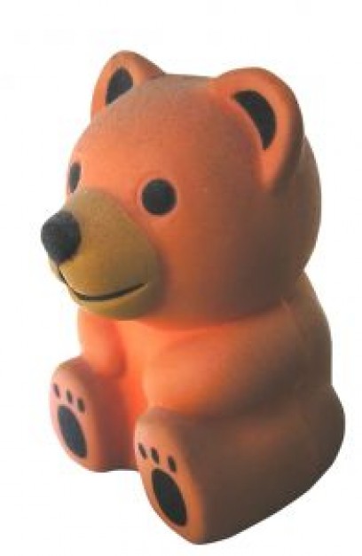 soft small bear toy sitting