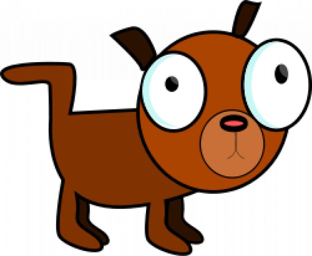 brown dawg with big eyes
