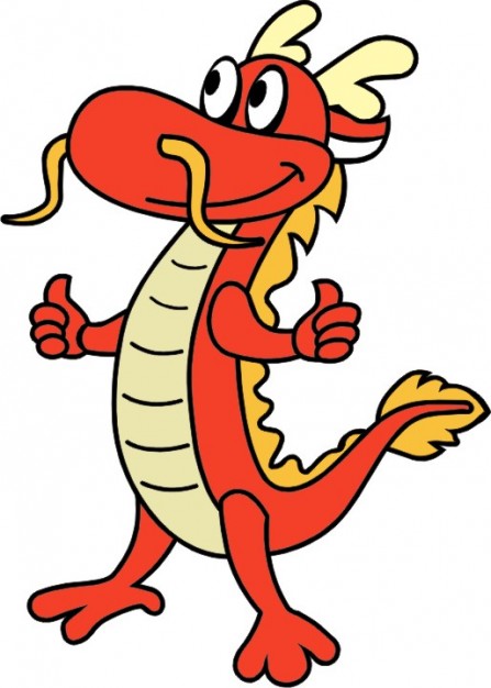 dragon cartoon characters material