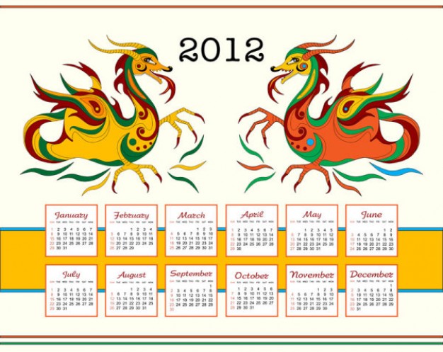 calendar year of the dragon pair
