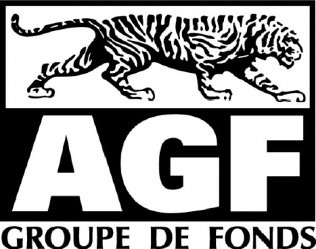 agf groupe de fond logo with tiger
