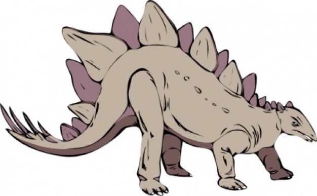 dinosauri clip art with many ridges