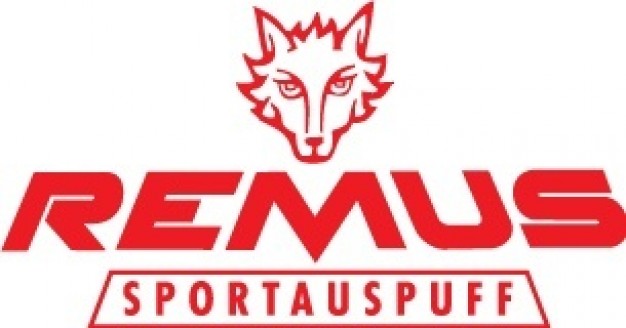 remus logo with red wolf