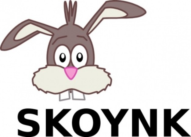 skoynk clip art with rabbit head