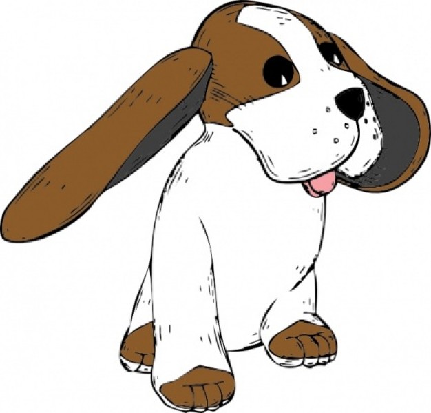 big earred dog clip art