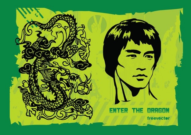 Enter the Dragon and Bruce lee and kung-fu