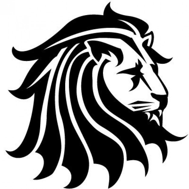 lion vector image show disdain for world