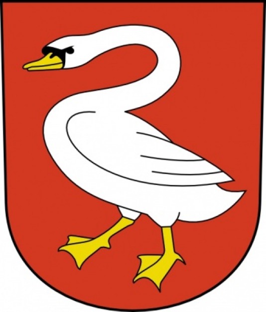 white Swan Goose Coat Of Arms clip art