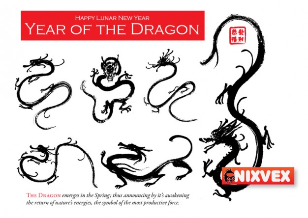 chinese New Year picture about Dragon