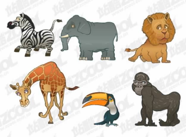 Funny African Animal material