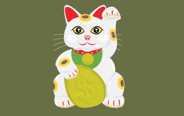 Lucky Cat of Japanese style