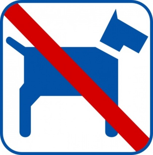 Forbidden for dogs icon