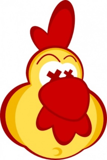 pollo clip art with white background