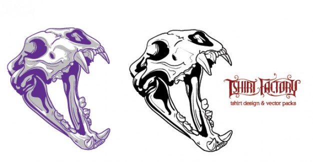 snake Animal Skull in different color